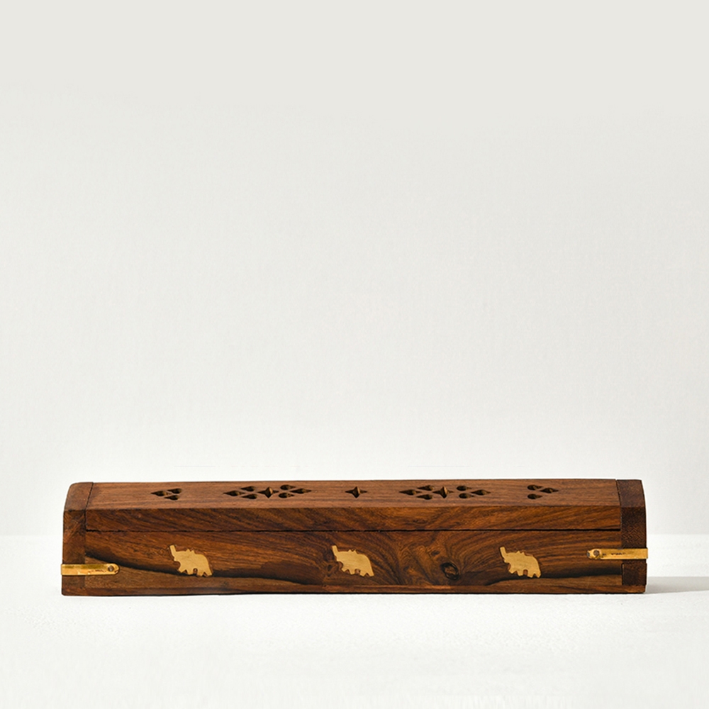 K-Lifestyle nagchampa Nag Champa Incense Holder Box Elephant Symbol – image 2 of 2