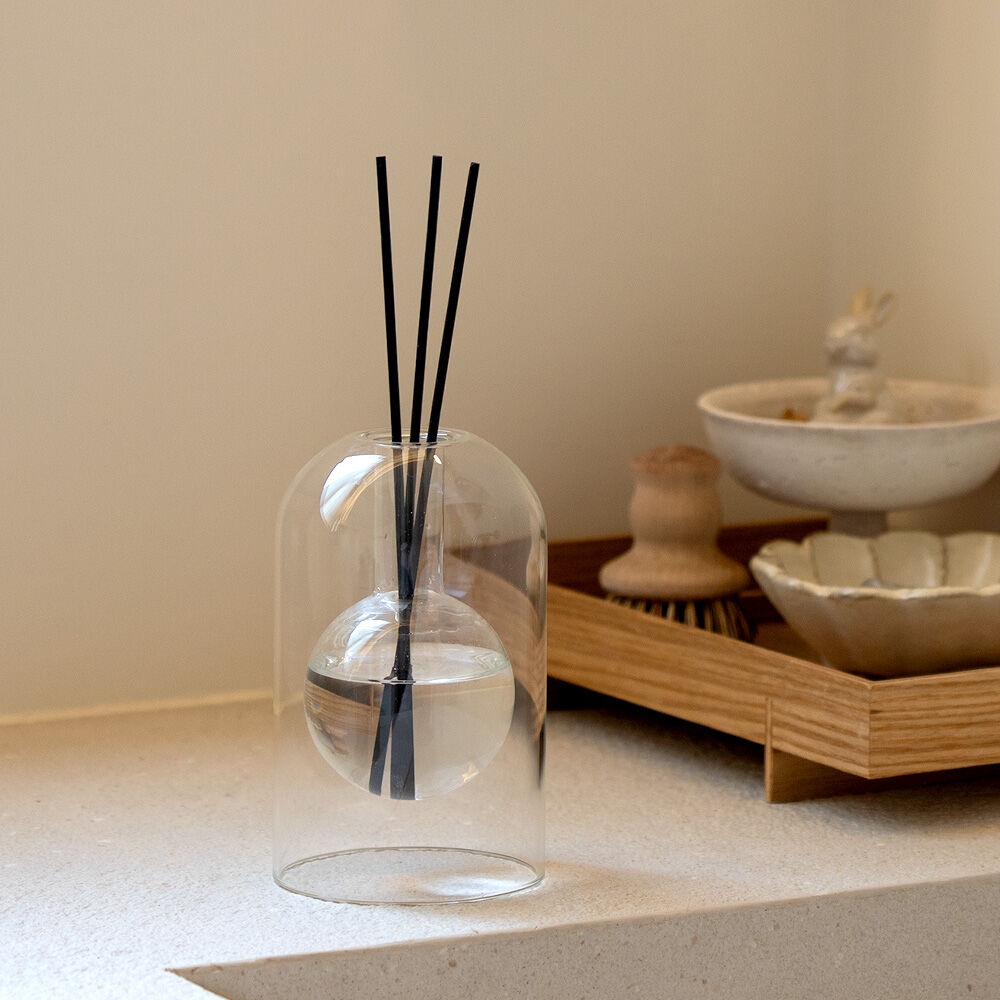 K-Lifestyle ROYCHE Diffuser, Glass Vase, Interior Object, Housewarming, Gift for Living Alone – image 1 of 2