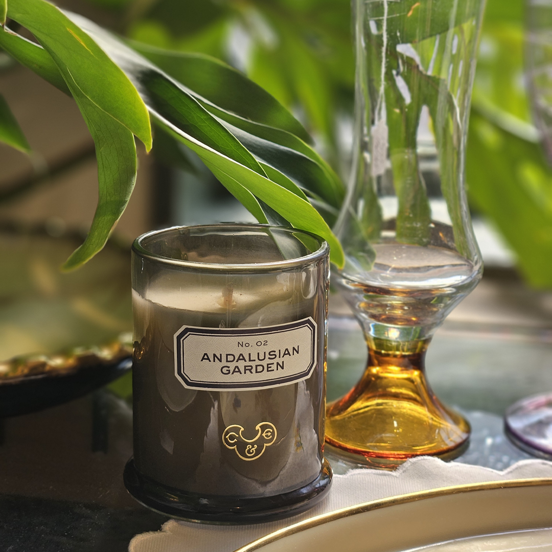 K-Lifestyle Cecile and Cedric Andalusian Garden Candle Citrus Floral Scent – image 1 of 2