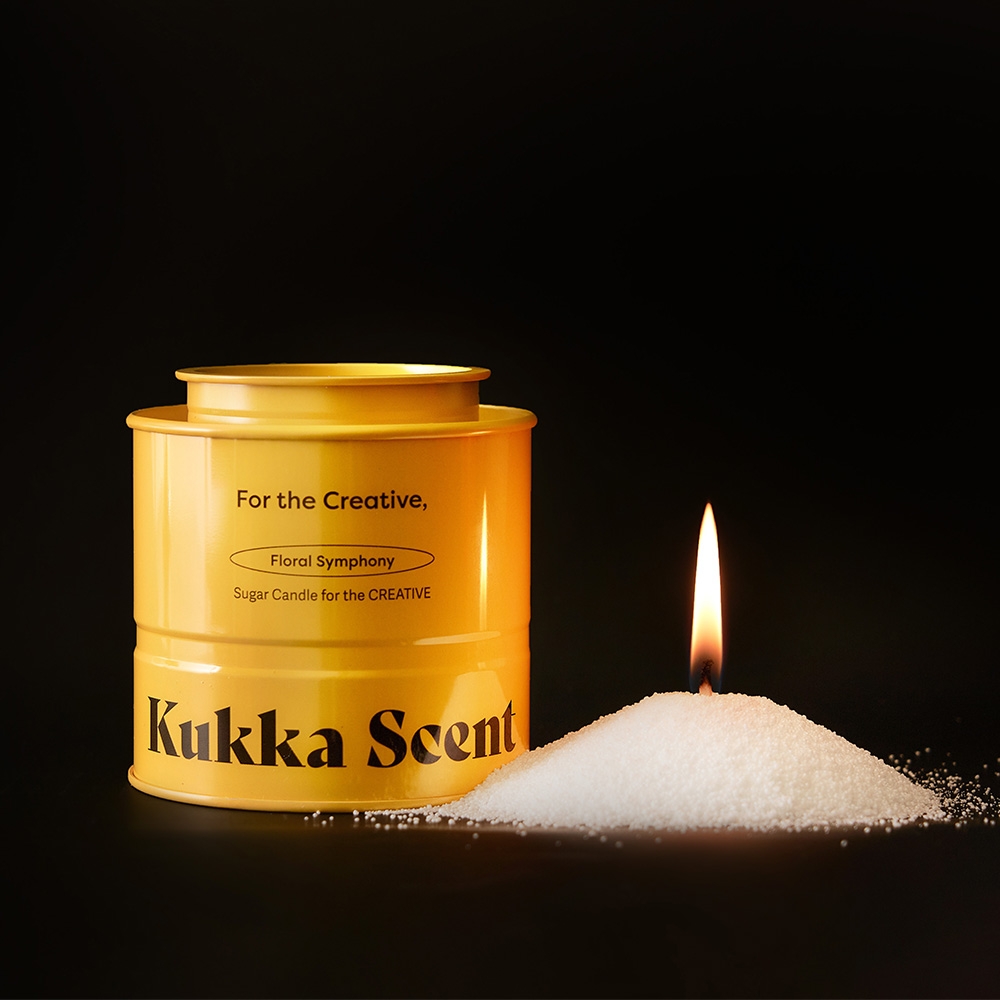K-Lifestyle KUKKA Flower Market Scent Powder Diffuser & Sugar Candle – image 1 of 2