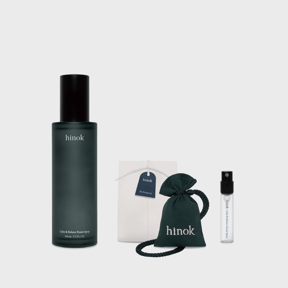 K-Lifestyle hinok Calm & Balance Room Spray + Sachet Kit Set