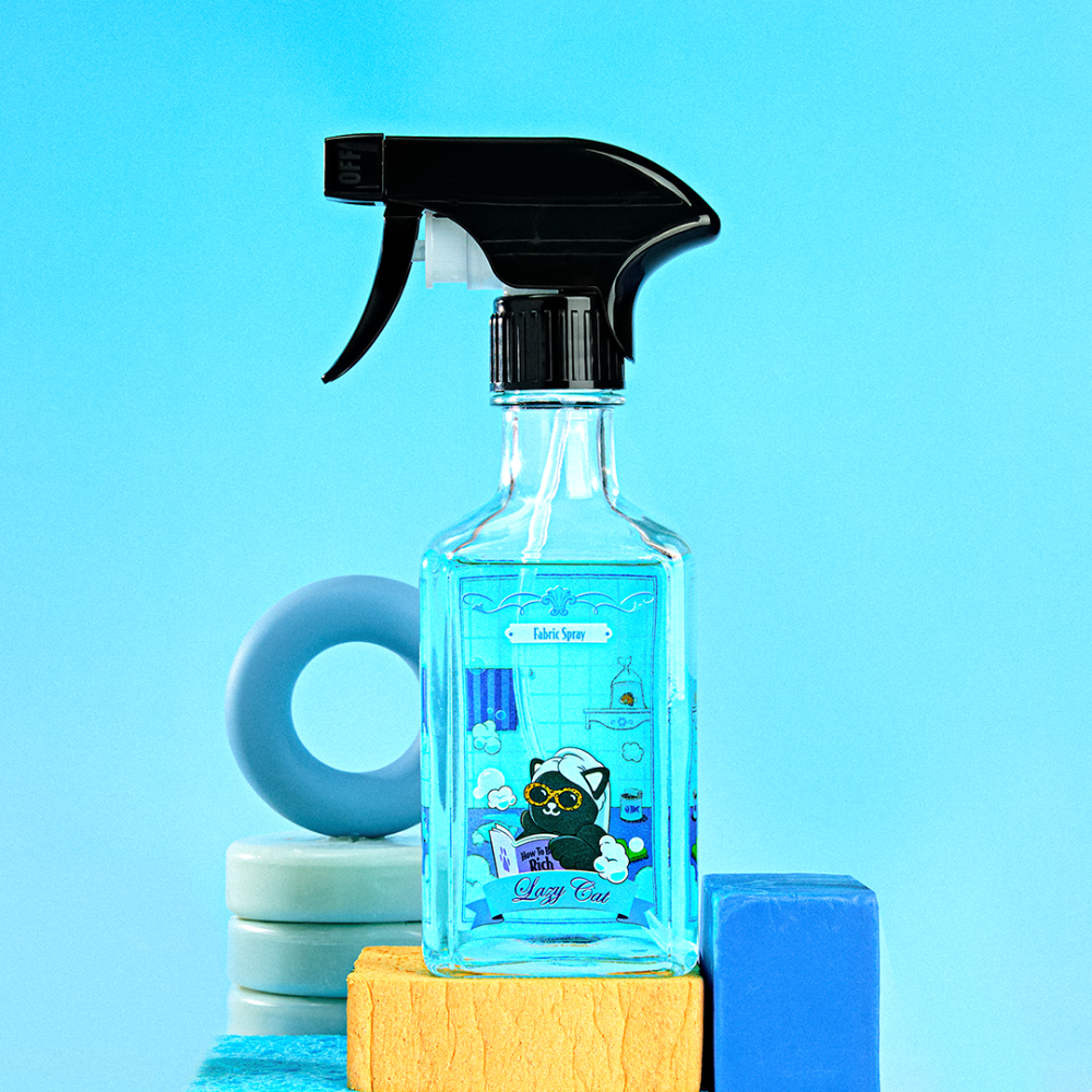 K-Lifestyle WIGGLE WIGGLE Fabric Spray - Lazy Cat