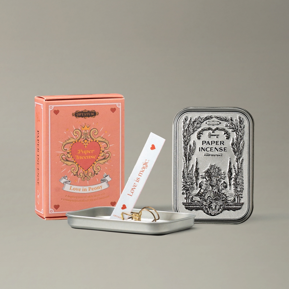 K-Lifestyle OPTATUM Lover's Gift Paper Incense Love in Peony (Random)