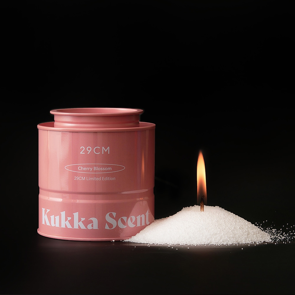 K-Lifestyle KUKKA Cherry Blossom Scented Sugar Candle Powder Diffuser & Sugar Candle