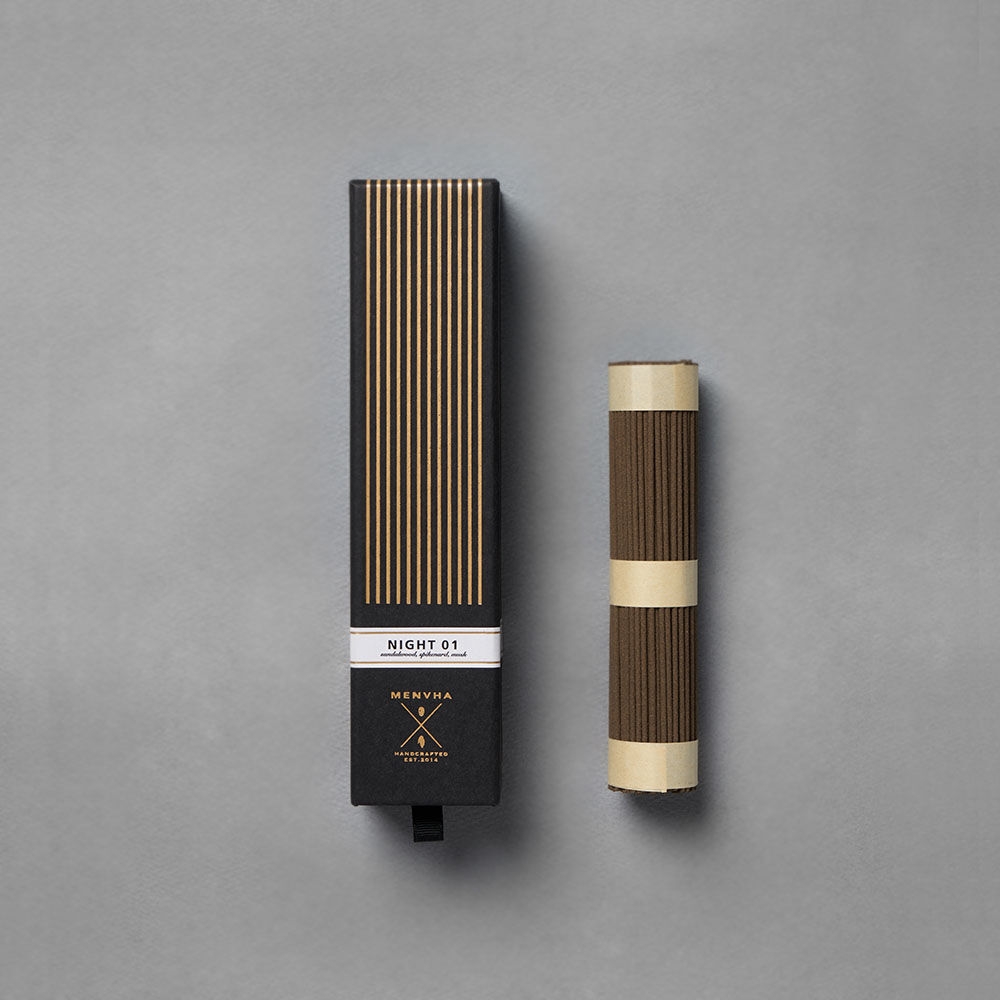 K-Lifestyle MENVHA Night Incense Sticks (4 scents)