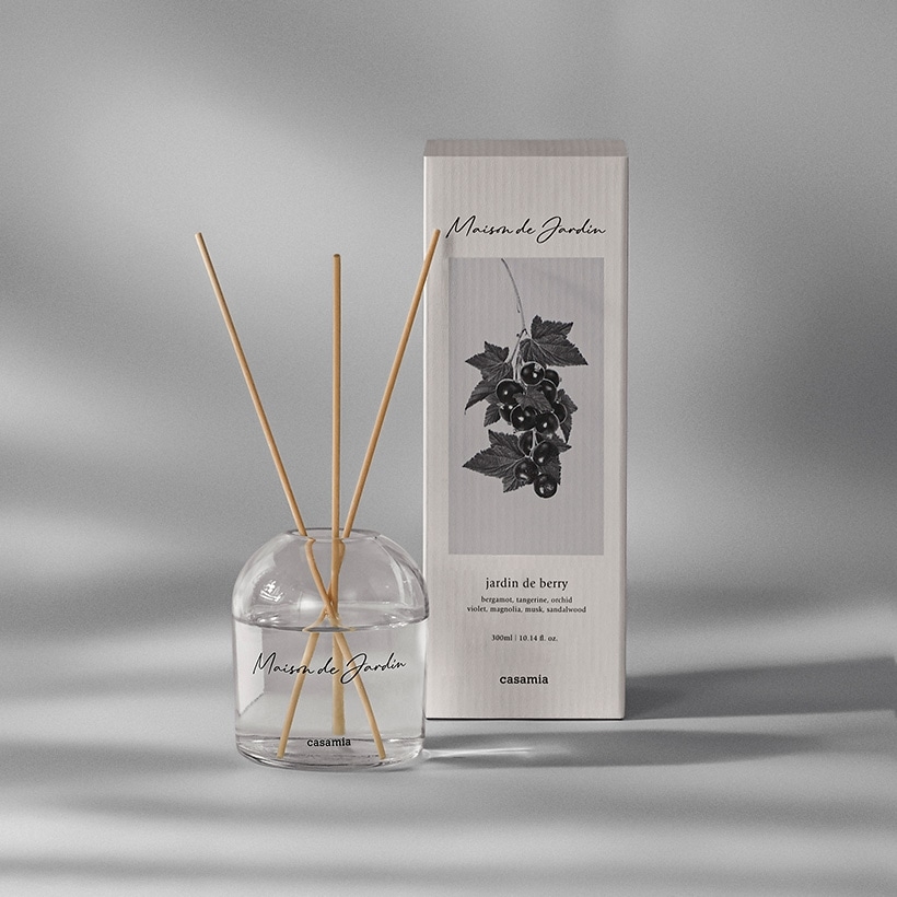 K-Lifestyle casamia Maison de Jardin Reed Diffuser 300ml (Select 1 Scent) (300ml)