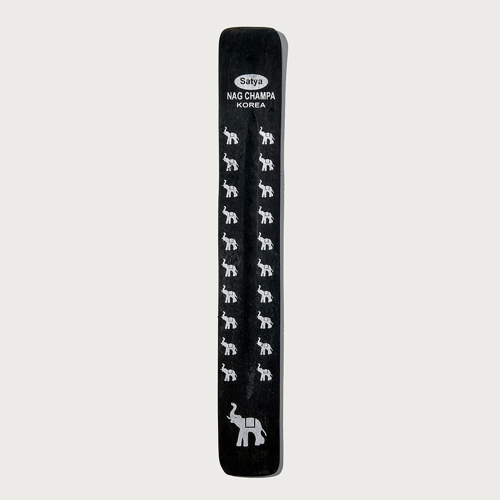 K-Lifestyle nagchampa Nag Champa Incense Holder Plain Black