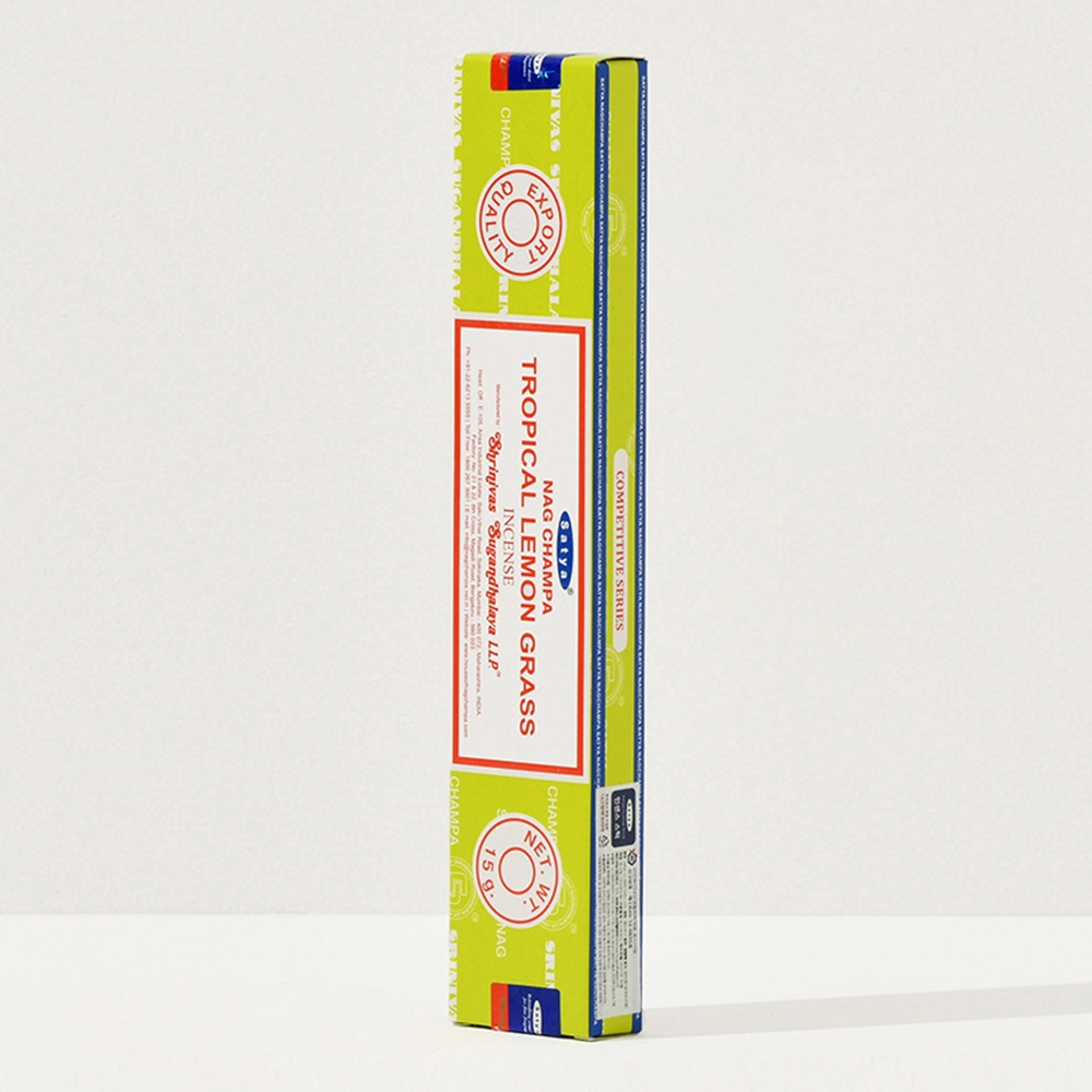 K-Lifestyle nagchampa Tropical Lemongrass Incense Sticks 15g (15g)