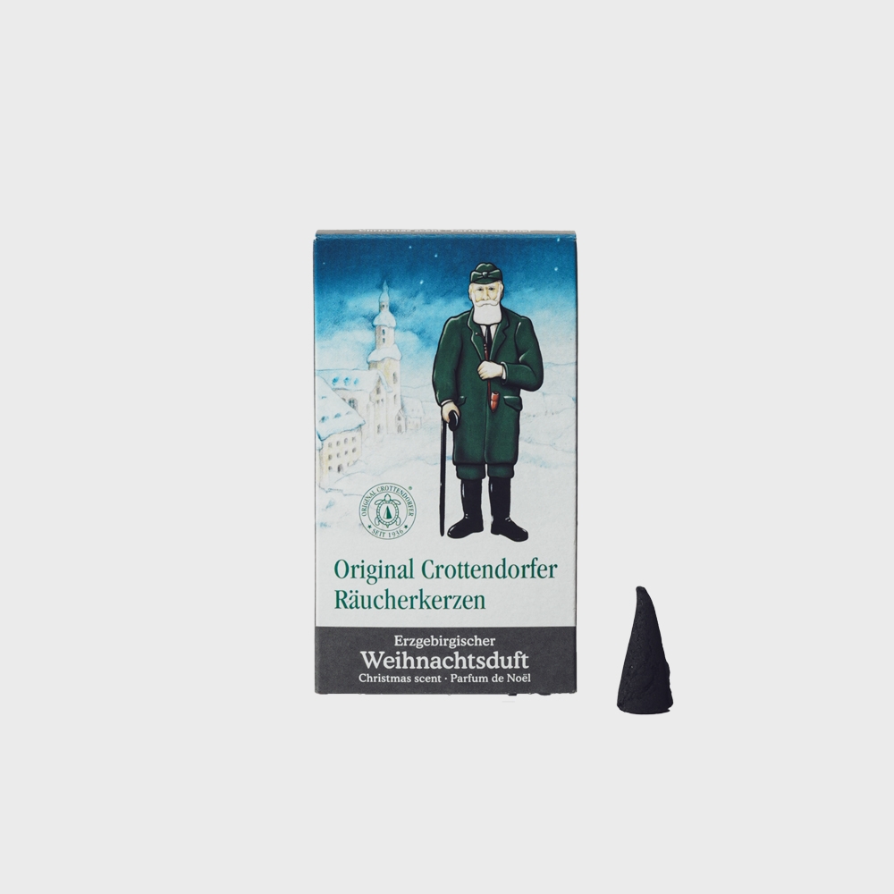 K-Lifestyle KLEINKUNST AUS DEM ERZGEBIRGE MULLER GMBH Christmas Scent German Incense Cones (24-pack)