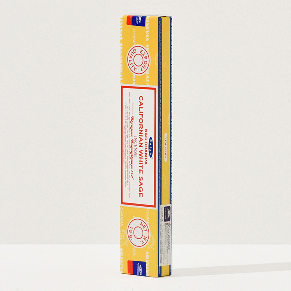 K-Lifestyle nagchampa California White Sage Incense Sticks 15g (15g)