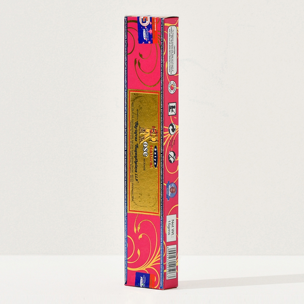 K-Lifestyle nagchampa Natural Rose Incense Stick 15g (15g)
