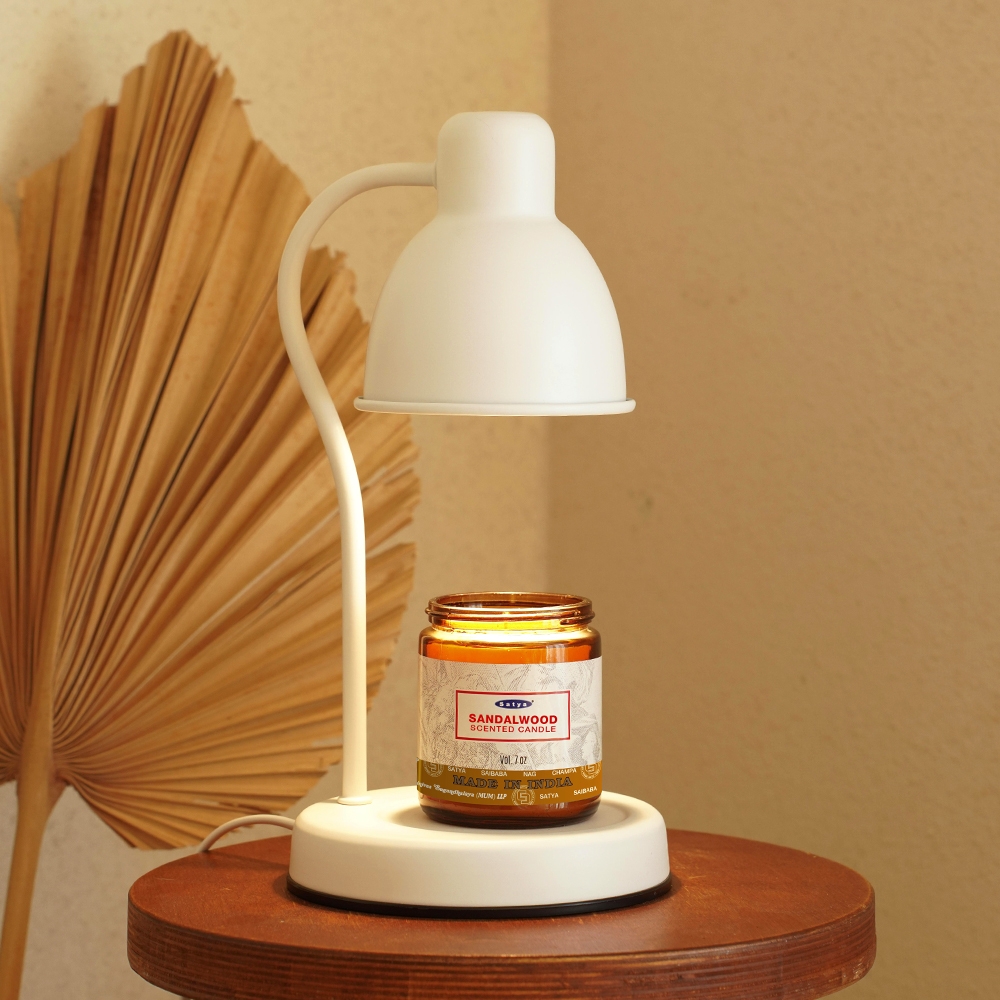 K-Lifestyle nagchampa Nag Champa Candle Warmer Basic + Sandalwood Scent Candle 7oz 200g