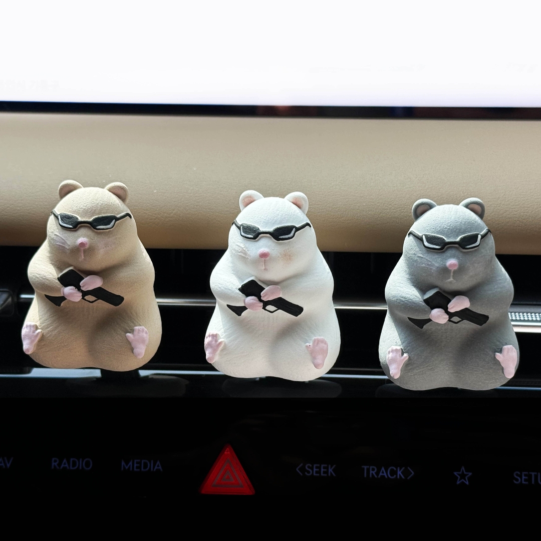 K-Lifestyle coming candle Freeze Hamster Car Plaster Air Freshener