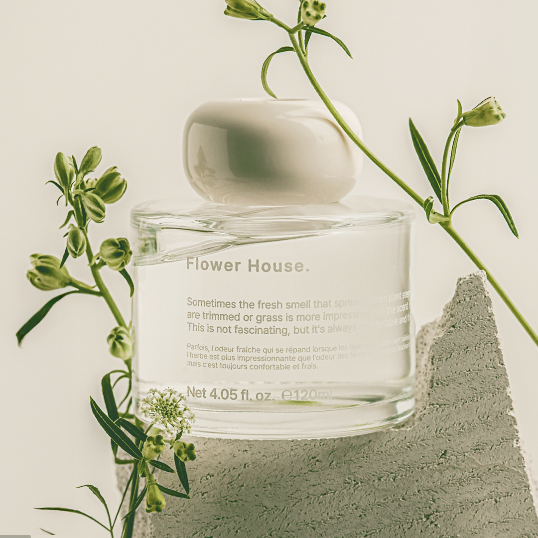 K-Lifestyle DEUNHYANG Flower Shop Perfume Diffuser, Flower House. 120ML (120ML)