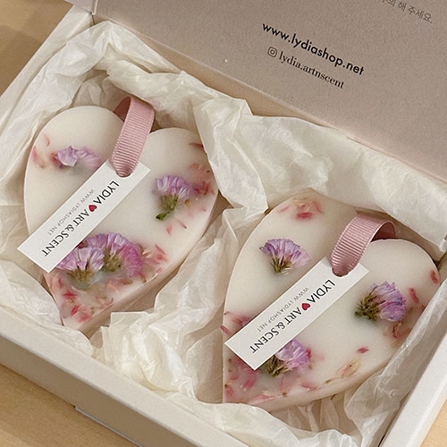 K-Lifestyle LYDIA Heart Wax Tablet Set (2-pack)