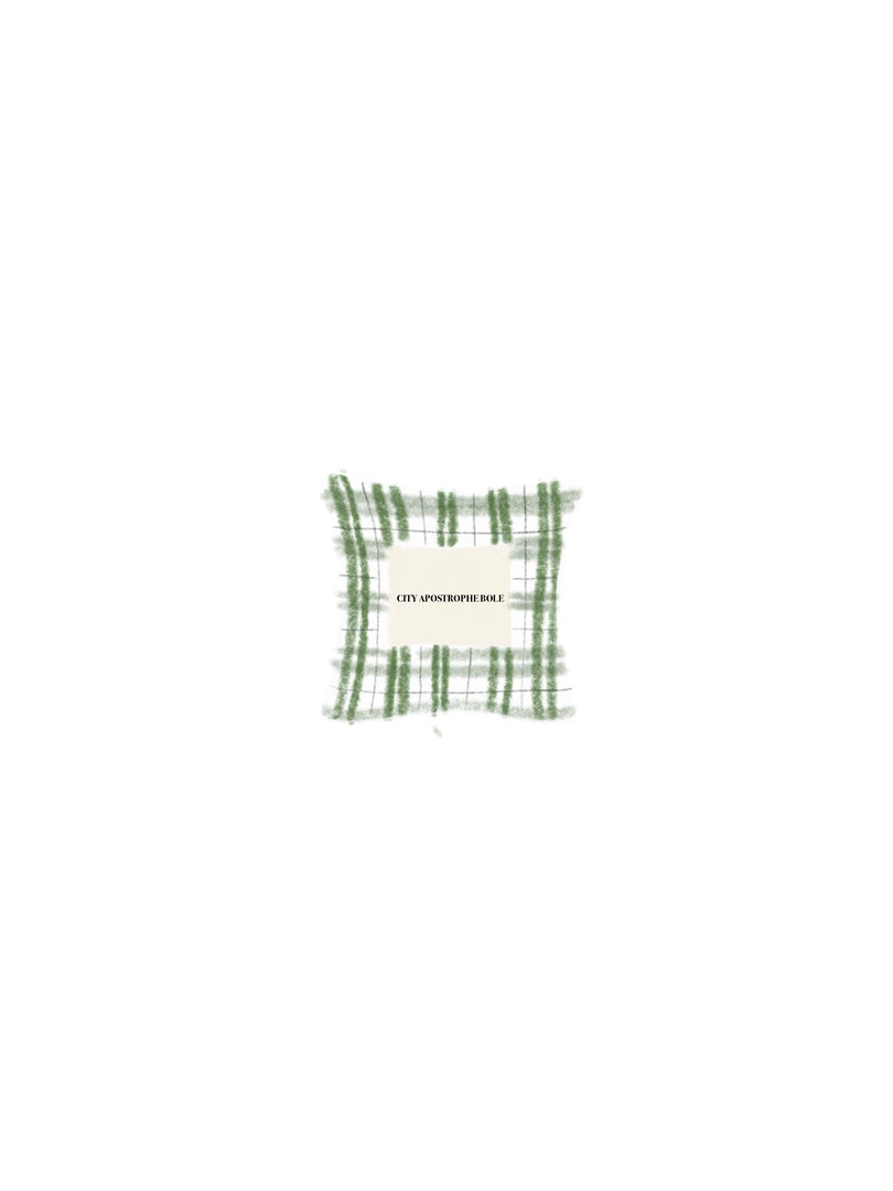 K-Lifestyle CITY APOSTROPHE BOLE Wildflower and Fresh Green Tea Leaf Relaxation Cushion Sachet