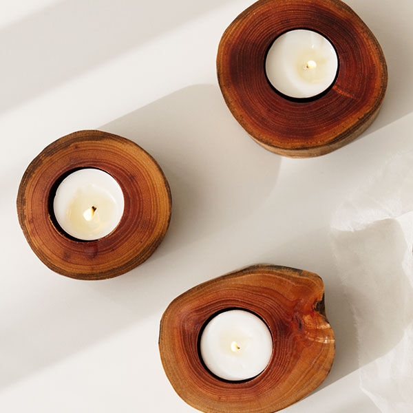 K-Lifestyle factory normal Tealight Soy Candle Sampler 4P / White Musk Natural Handmade Scented Candle Sleep-Inducing Scent