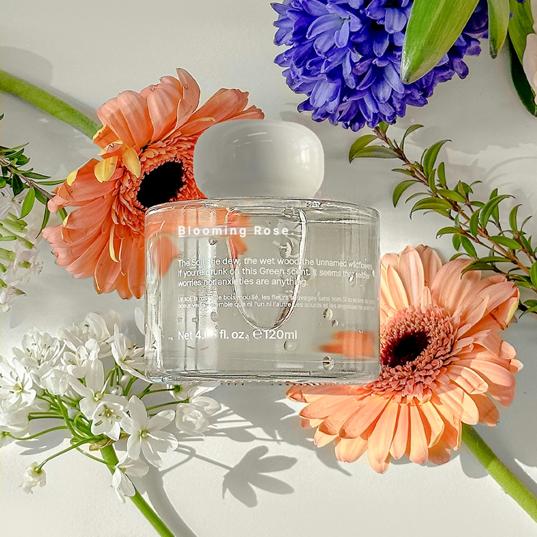 K-Lifestyle DEUNHYANG Fresh Rose Perfume Diffuser, Blooming Rose. 120ML (120ML)