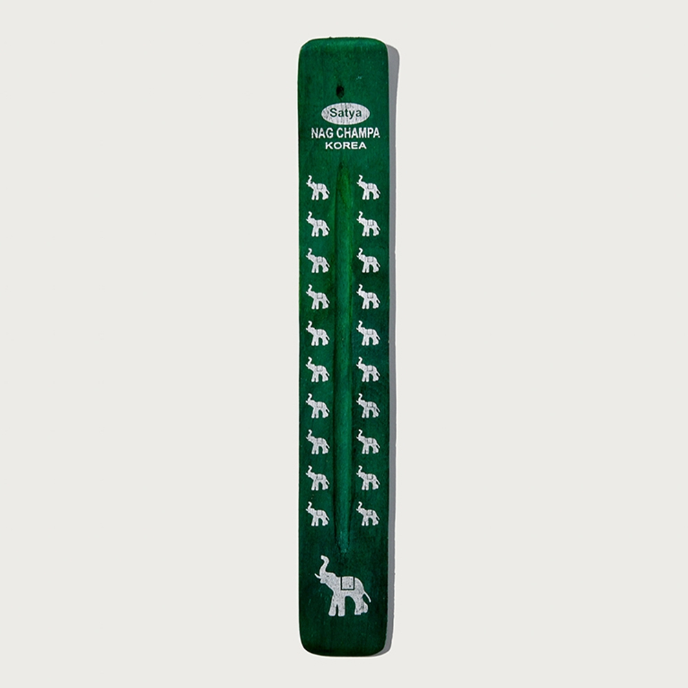 K-Lifestyle nagchampa Nag Champa Incense Holder Plain Green
