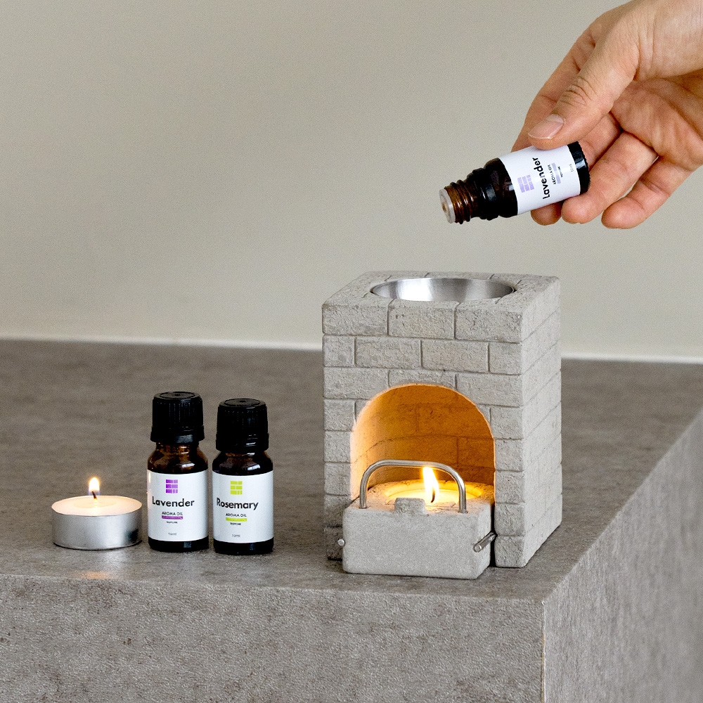 K-Lifestyle ROYCHE Fireplace Aroma Oil Burner Fire Gazing – image 1 of 2