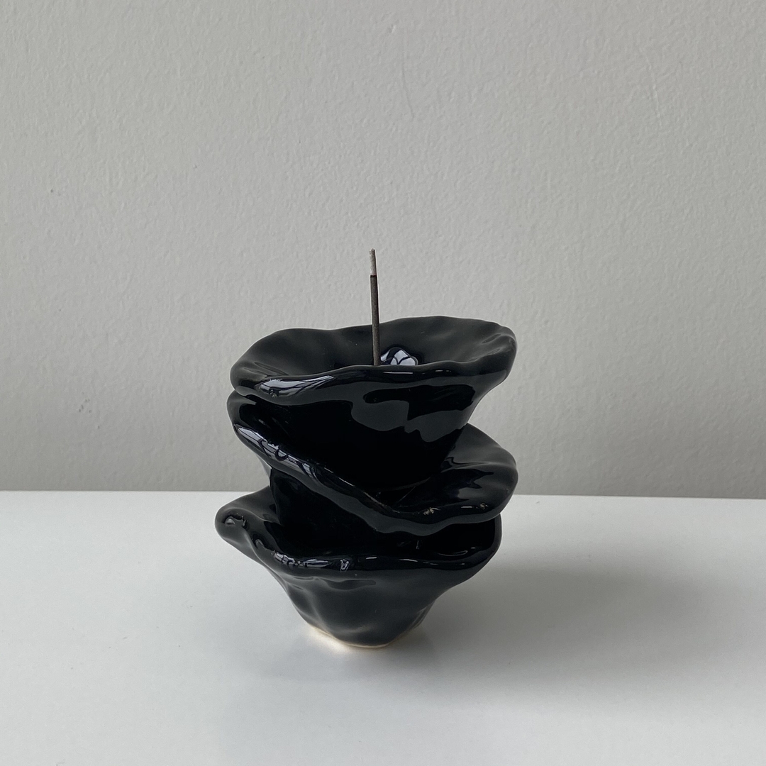 K-Lifestyle Nut ceramic Nut bloom incense holder (3 tiers)