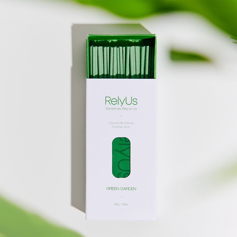 K-Lifestyle Relyus Incense Sticks GREEN GARDEN