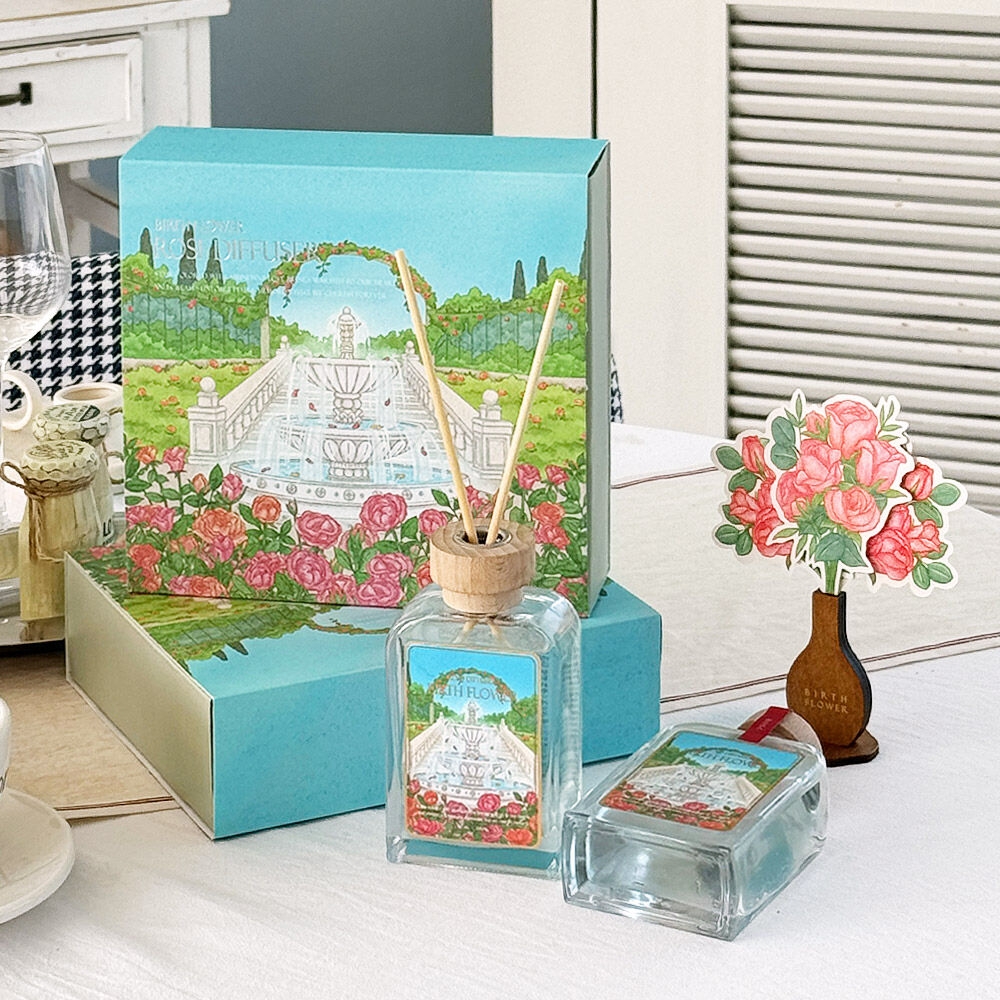 K-Lifestyle ASPASIA May Flower Rose Birthday Flower Diffuser 200ml (200ml)