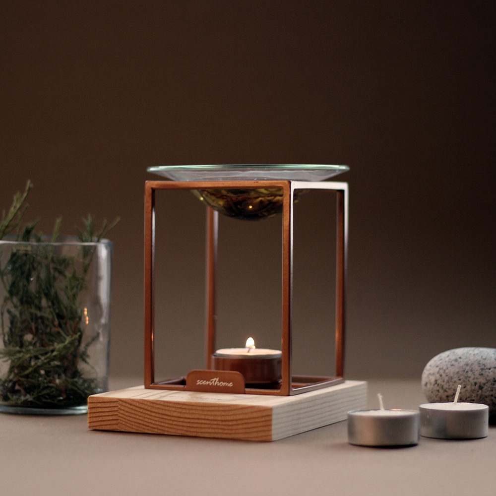 K-Lifestyle AROMACO Scent Home Candle Wax Warmer Bronze