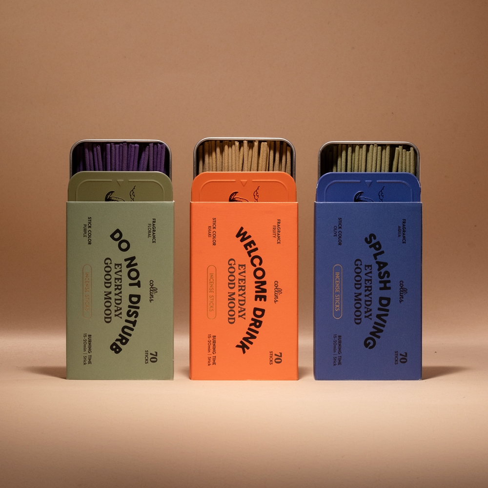 K-Lifestyle COLLINS Incense sticks (3-piece set)