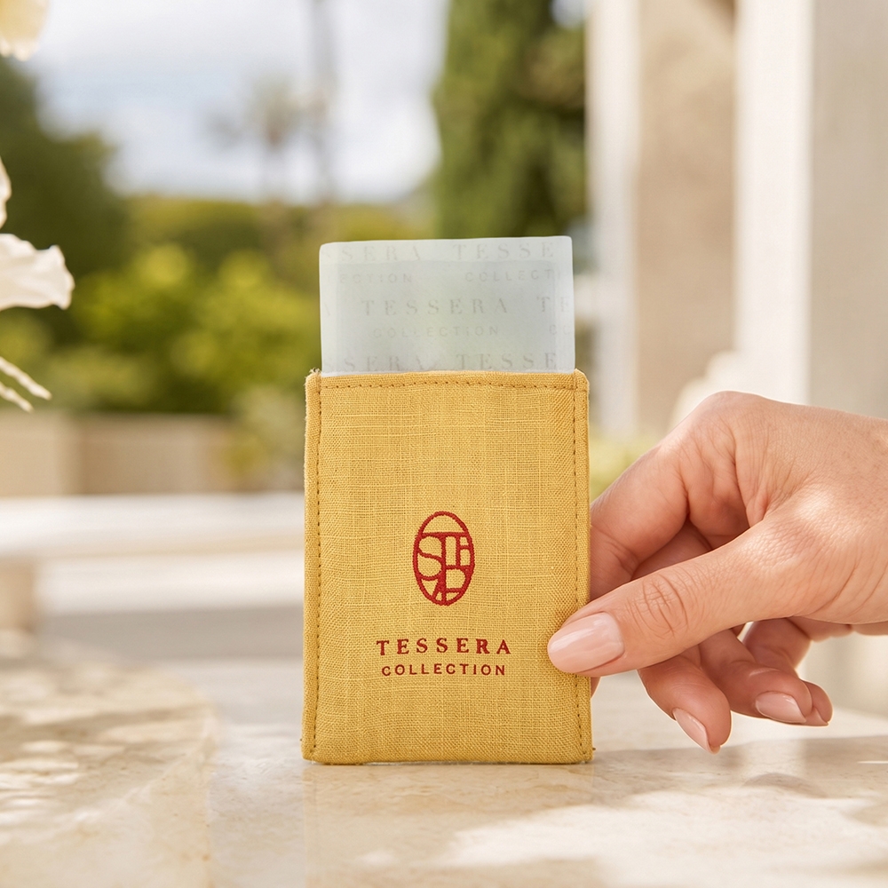 K-Lifestyle TESSERA COLLECTION Linen pouch