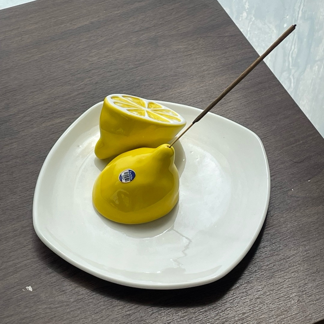 K-Lifestyle EACHIKE lemon incense holder