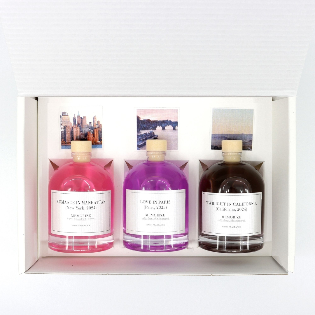 K-Lifestyle MINOC Memorize Diffuser of Indoor Air Fresheners 50ml 3-Set