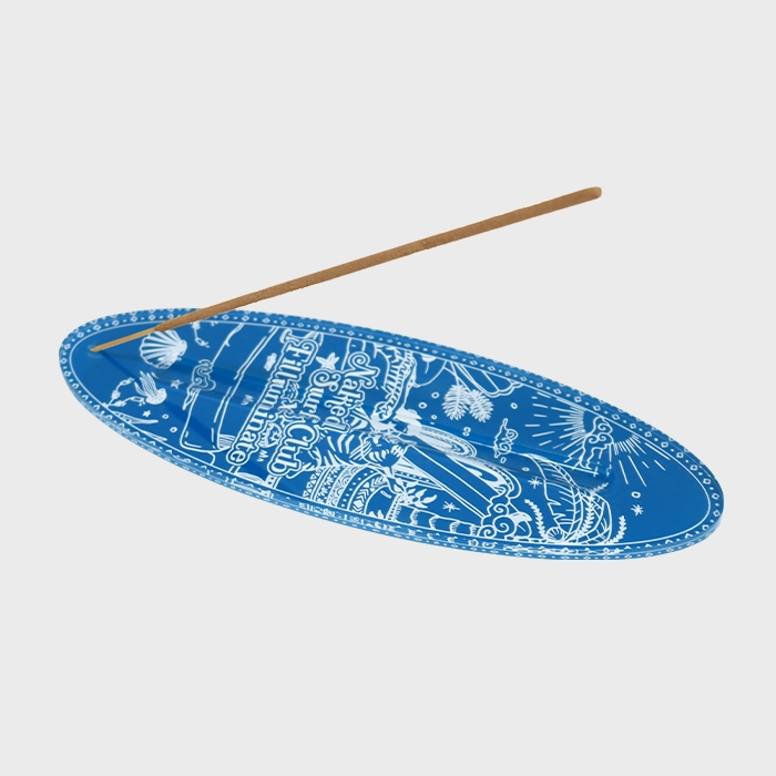 K-Lifestyle F.ILLUMINATE X Naked Surf Club Incense Holder - Blue