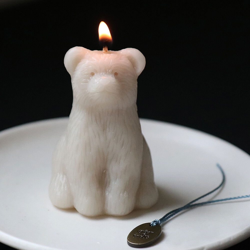 K-Lifestyle ALLGRAY Bear Candle Object Scented Candle