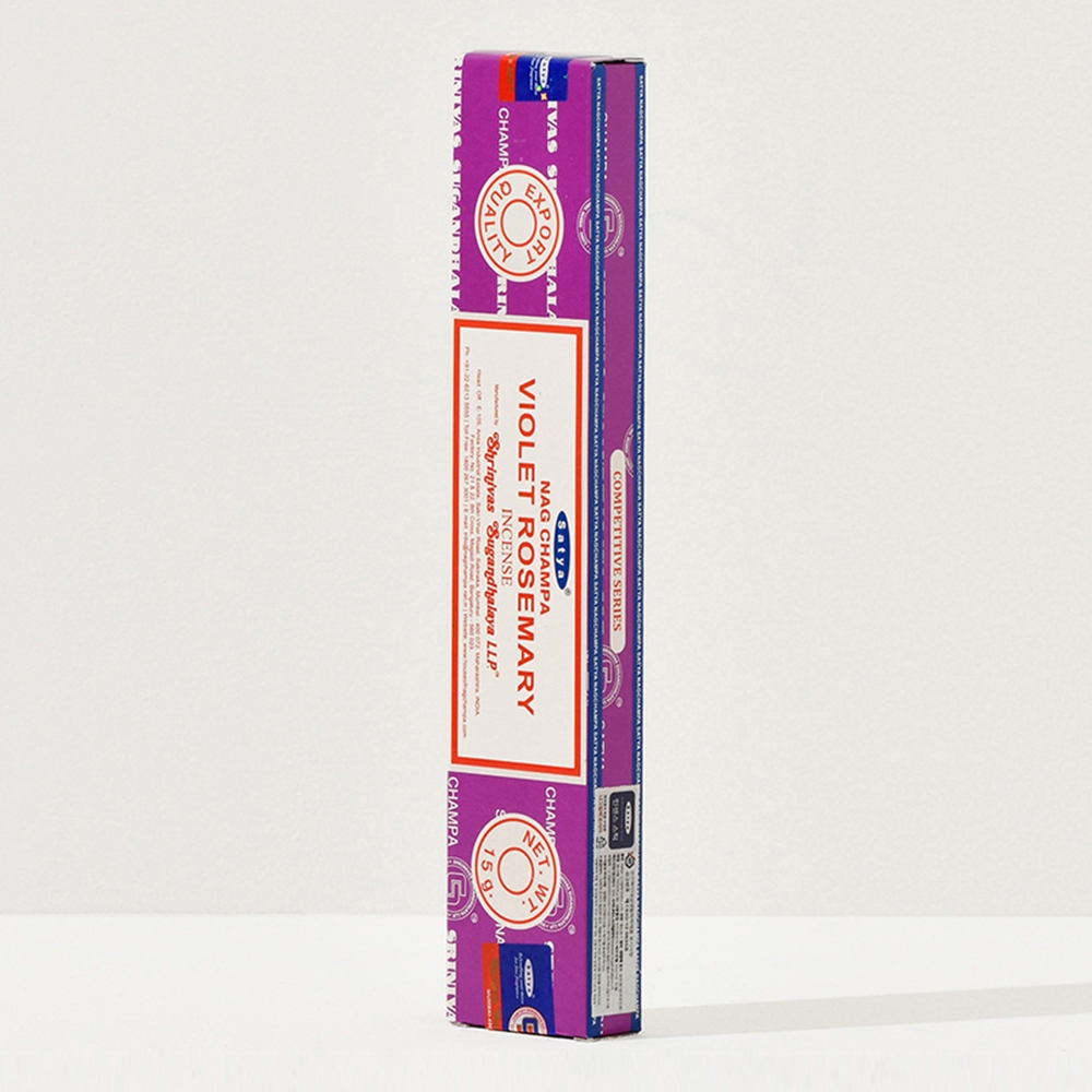 K-Lifestyle nagchampa Violet Rosemary Incense Stick 15g (15g)