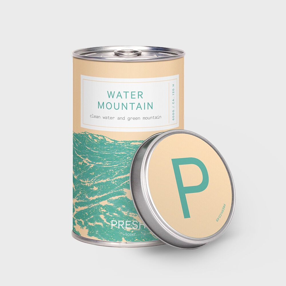 K-Lifestyle PRESH Candle WATER MOUNTAIN Large (600g) Large Capacity (600g)
