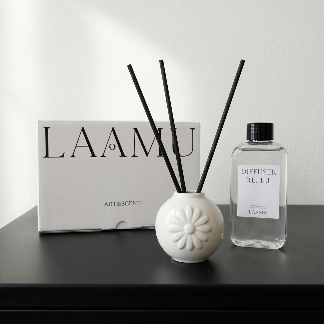 K-Lifestyle LAAMU Daisy Moon Jar Diffuser 150ml (150ml)