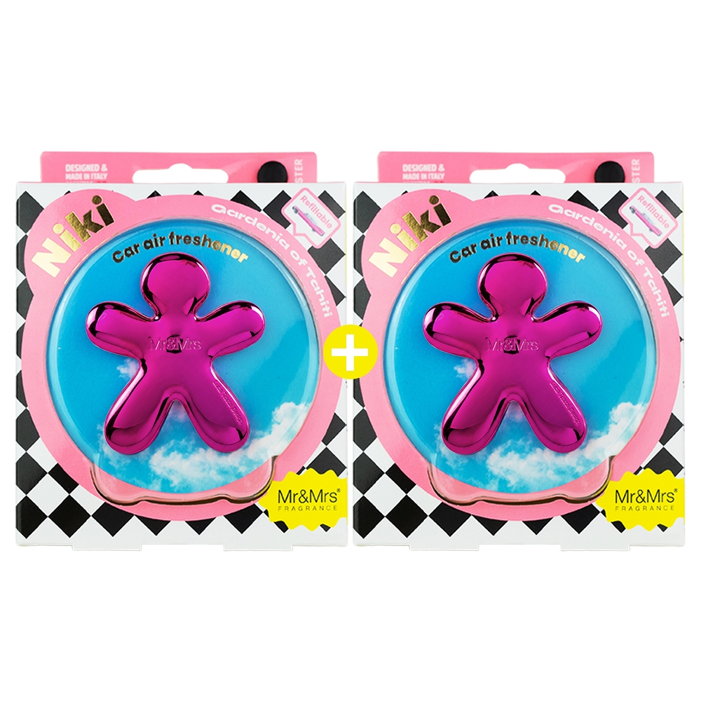 K-Lifestyle Mr&Mrs Niki Classic Car Air Freshener 2-Piece Set / Scent Selection