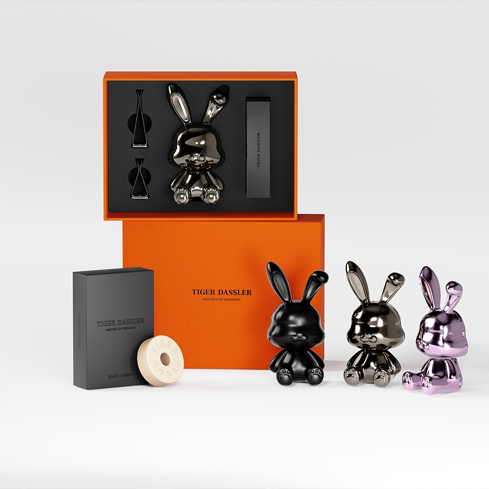 K-Lifestyle TIGER DASSLER British Bunny Rabbit Car Air Freshener New Car Gift