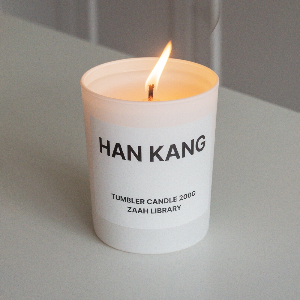 K-Lifestyle ZAAH LIBRARY Han Kang Candle Rose Scent
