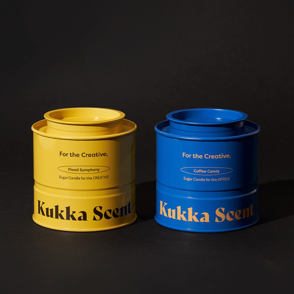 K-Lifestyle KUKKA Sugar Candle Floral Harmony & Coffee Candy