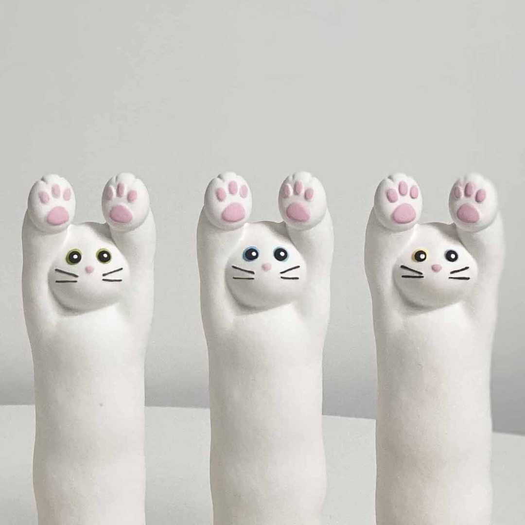K-Lifestyle coming candle Stretching cat plaster air freshener