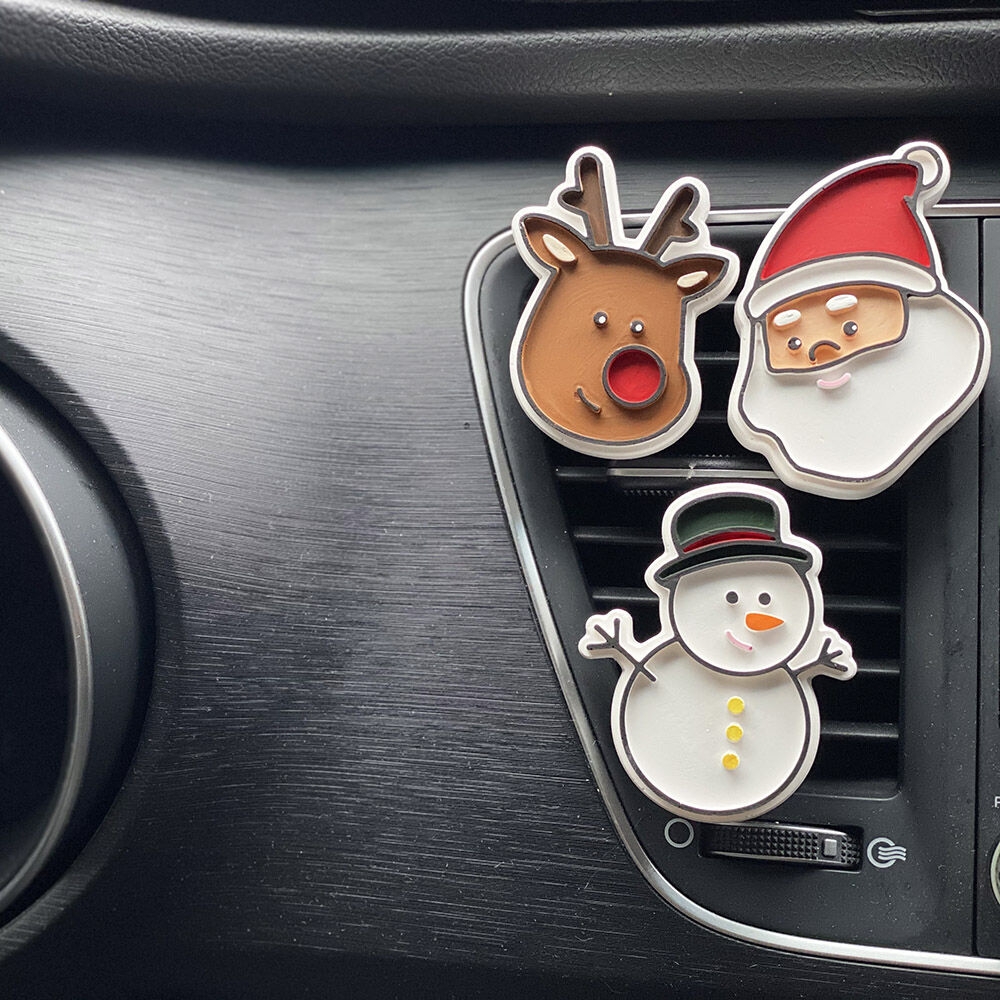K-Lifestyle coming candle Christmas Santa, Rudolph, Snowman Plaster Air Fresheners