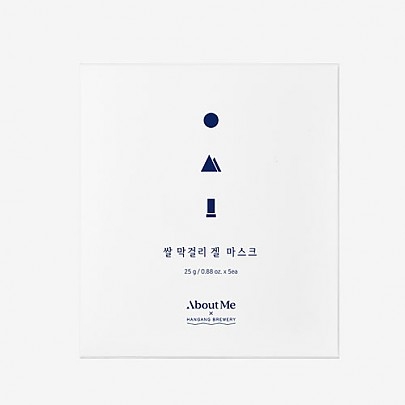 About Me Rice Makgeolli Gel Mask 25g 2022