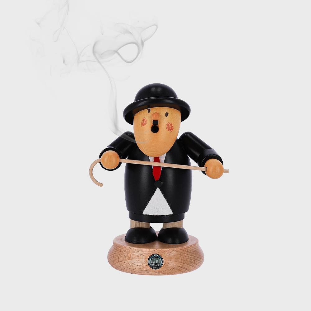 K-Lifestyle KLEINKUNST AUS DEM ERZGEBIRGE MULLER GMBH Chaplin Incense Cone Holder – image 2 of 2