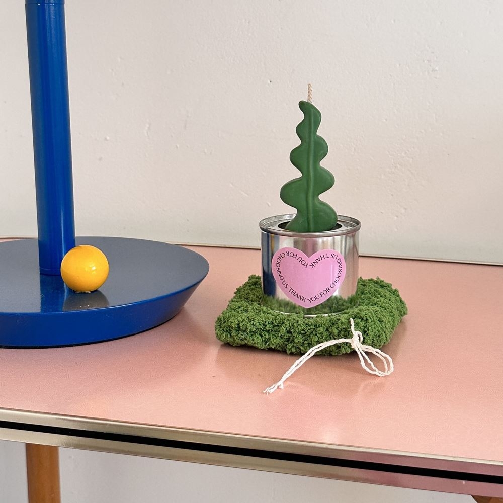 K-Lifestyle B.HYEON Fishbone Cactus Candle – image 2 of 2