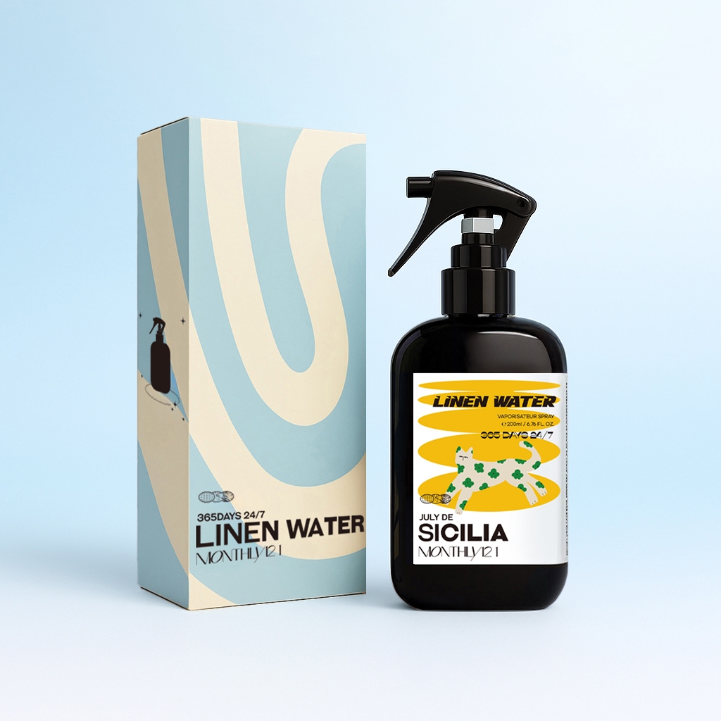 K-Lifestyle MONTHLY121 Textile Space Fragrance July de Sicilia Linen Water 200ml (200ml) – image 2 of 2
