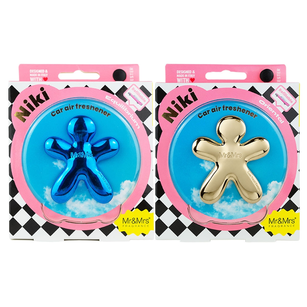K-Lifestyle Mr&Mrs Niki Classic Oriental Equilibrium Car Air Freshener 2-Piece Set – image 1 of 2