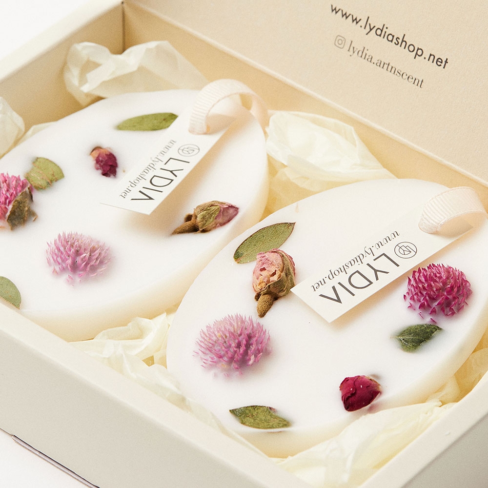 K-Lifestyle LYDIA Rose Bonbon Wax Tablet Set (2-pack) – image 2 of 2