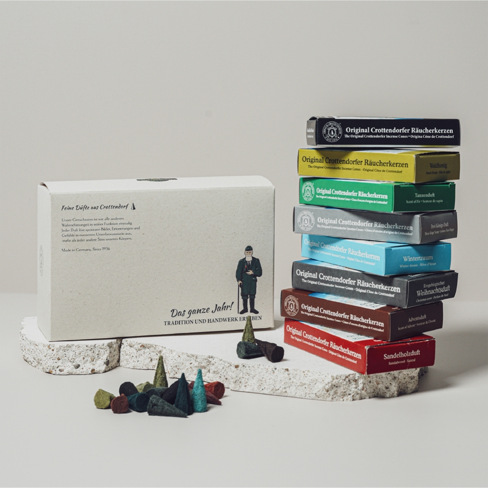 K-Lifestyle KLEINKUNST AUS DEM ERZGEBIRGE MULLER GMBH German Incense Cone 8-Piece Set – image 1 of 2